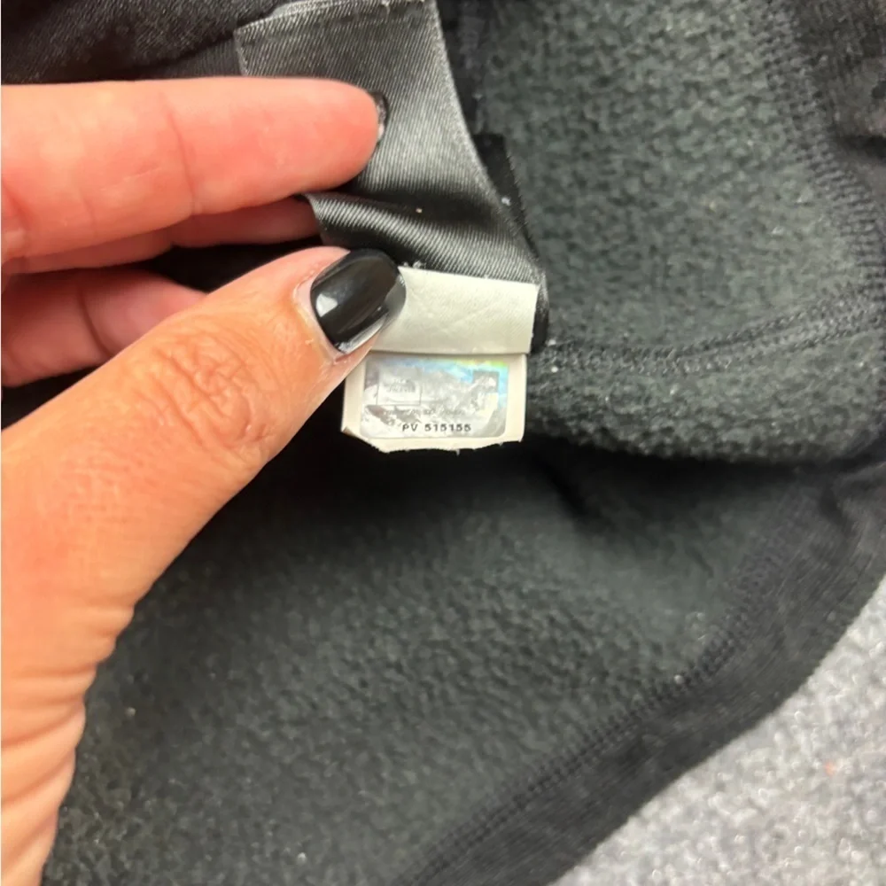 THE NORTH FACE Mens zip Sweater Fleece Jacket charcoal Grey size: XXL